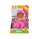 Dina Ballerina in roze jurk uit de My Little Muslim Friends collectie met balletaccessoires